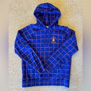 Teddy Fresh Orange Blue Barbed Wire Pullover Hoodie